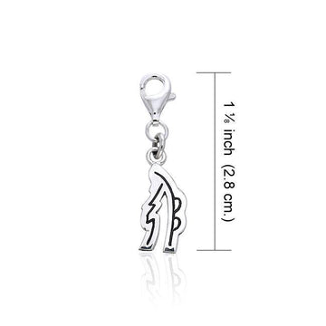 Reiki Symbol Silver Clip Charm TWC035 - Jewelry